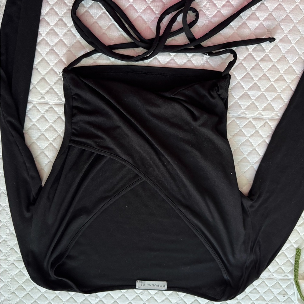 Black Long Sleeve Top